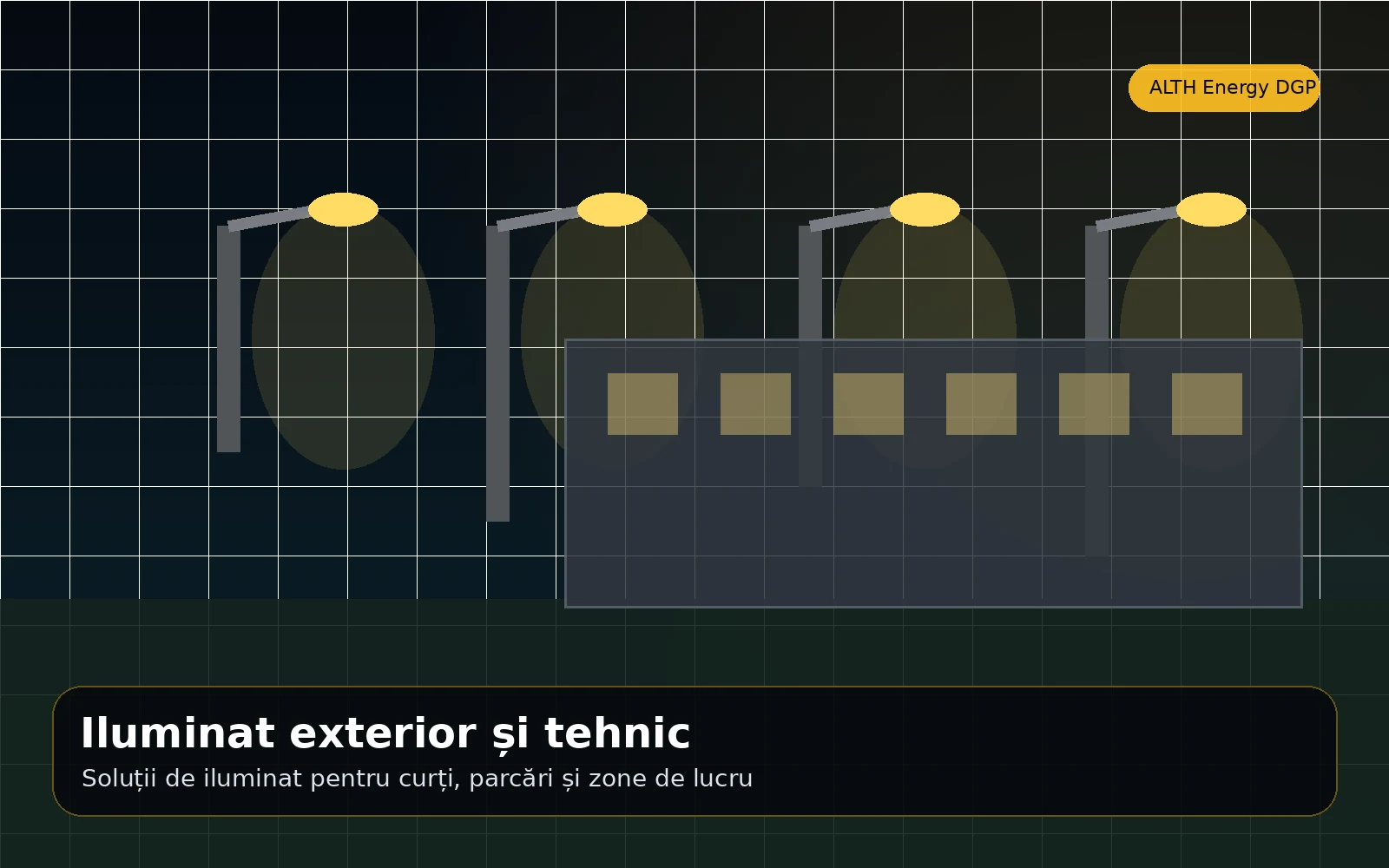 Iluminat exterior și tehnic