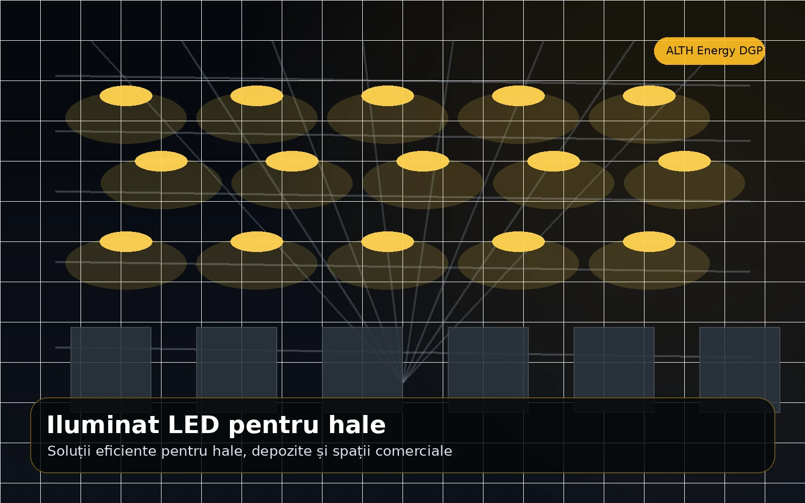 Iluminat LED pentru hale și depozite